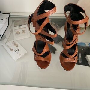 Brandon Atwood leather heeled Sandals